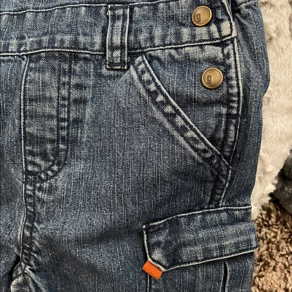 Baby Gymboree Blue Denim Classic Overalls size 24 months Barely Worn Adjustable